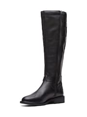 Clarks Black Leather Cologne Up Boots - Image 4 of 7