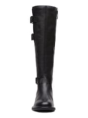 Clarks Black Leather Cologne Up Boots - Image 5 of 7