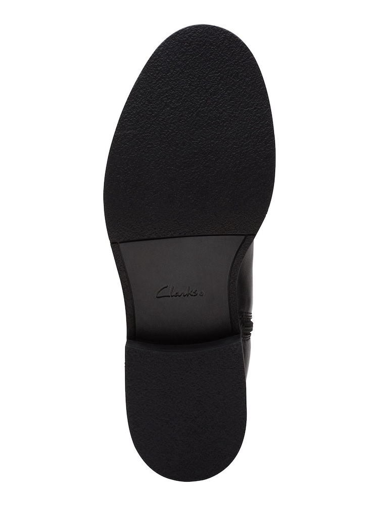 Clarks Black Leather Cologne Up Boots - Image 7 of 7