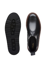 Clarks Black Leather Orianna Up Boots - Image 7 of 7