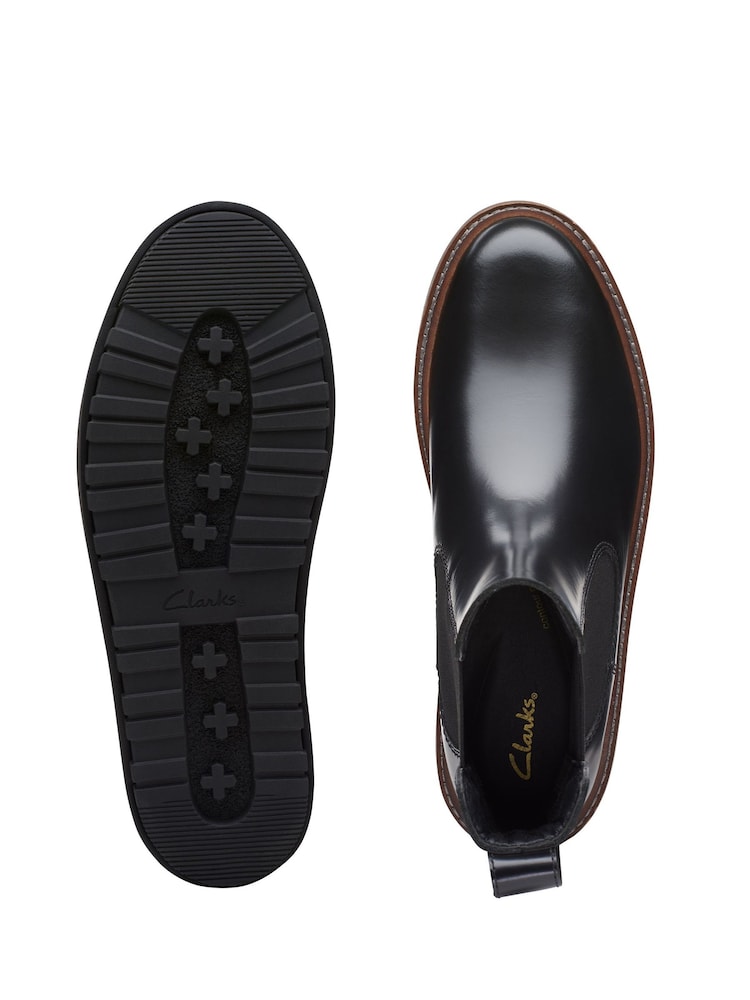 Schwarz - Clarks Orianna Up Lederstiefel - Bild 7 von 7 Schwarz - Clarks Orianna Up Lederstiefel - Bild 7 von 7