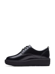Clarks Black Leather Orianna Derby Shoes - Image 2 of 7
