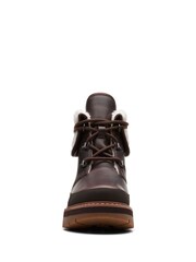 Clarks Brown Warm Lined Leather Orianna Boots - Image 5 of 7