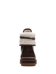 Clarks Brown Warm Lined Leather Orianna Boots - Image 6 of 7