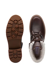 Clarks Brown Warm Lined Leather Orianna Boots - Image 7 of 7