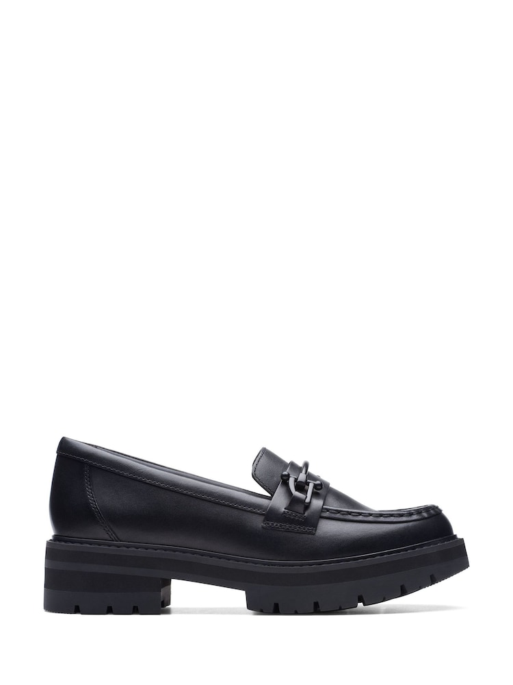 Clarks Orianna Bit Leather Loafer Shoes - Slika 1 iz 7