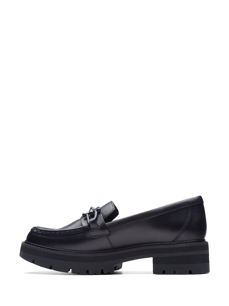 Clarks Orianna Bit Leather Loafer Shoes - Slika 2 iz 7