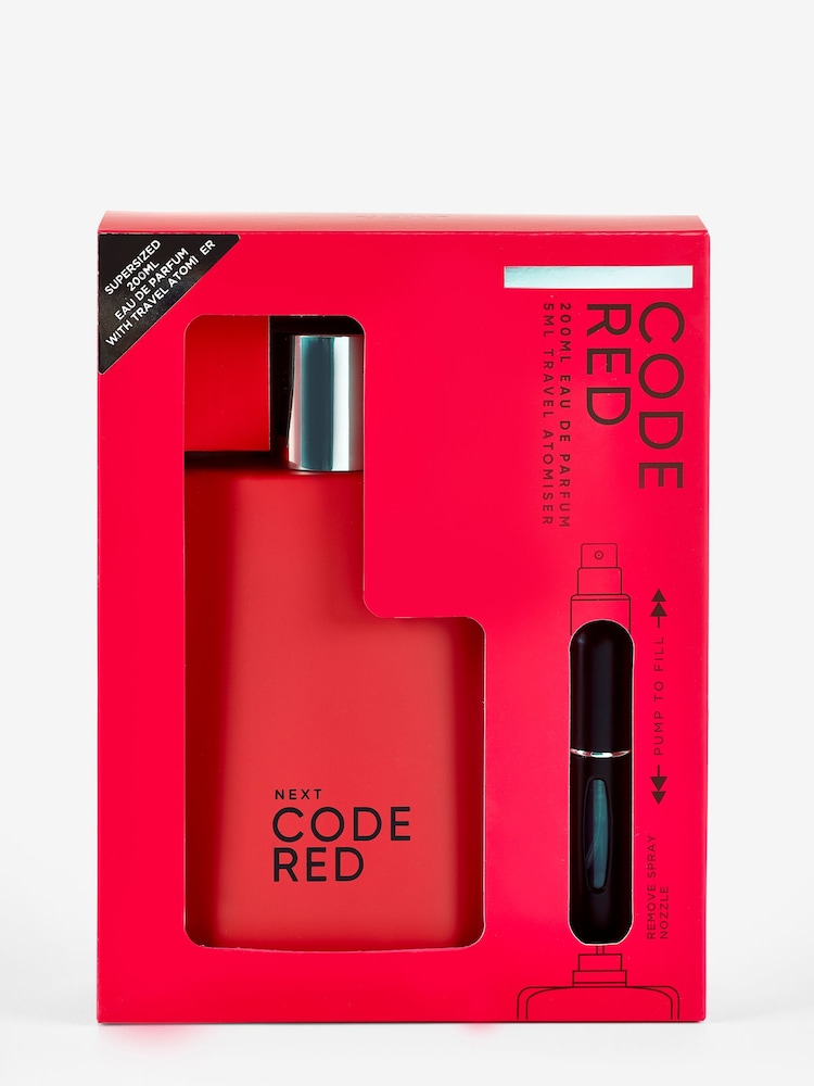 Code Red 200ml Eau de Parfum and 5ml Travel Atomiser Gift Set - Image 4 of 4
