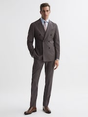 Reiss Tan Bay Leather Whole Cut Shoes - Image 2 of 5