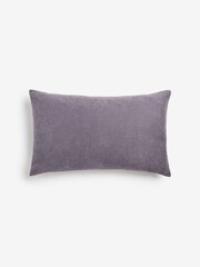 Purple Textured Floral Cushion - Image 4 of 4