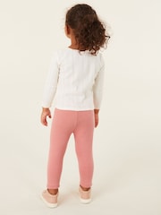 Mid Pink Cosy Fleece Lined Leggings (3mths-7yrs) - Image 3 of 6