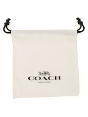 Золотой - COACH стеганые серьги для широкой стопы C - Image 2 of 2