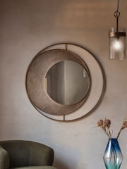 Libra Gold Concentric Circles Iron Mirror 100cm - Image 1 of 3
