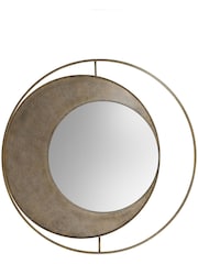 Libra Gold Concentric Circles Iron Mirror 100cm - Image 2 of 3