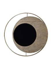 Libra Gold Concentric Circles Iron Mirror 100cm - Image 3 of 3