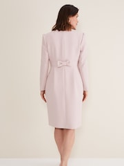 Phase Eight Pink Venita Bow Long Jacket - Image 2 of 6