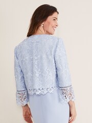 Phase Eight Blue Isabella Lace Jacket - Image 2 of 6