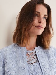 Phase Eight Blue Isabella Lace Jacket - Image 4 of 6