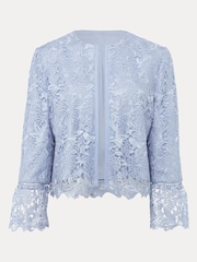 Phase Eight Blue Isabella Lace Jacket - Image 6 of 6