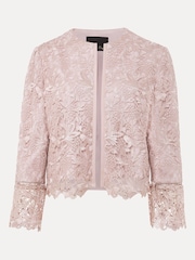 Phase Eight Pink Isabella Lace Jacket - Image 6 of 6