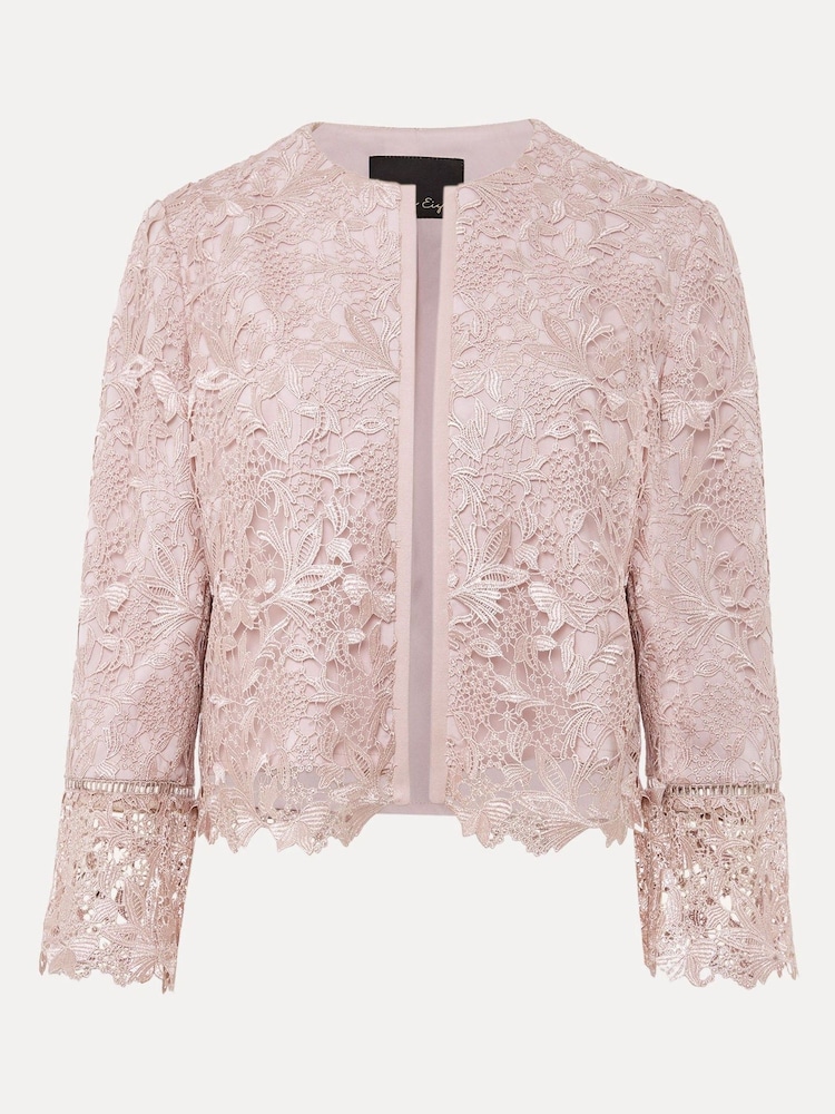 Phase Eight Pink Isabella Lace Jacket - Image 6 of 6