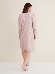 Phase Eight Pink Isabella Lace Coat - Image 2 of 6
