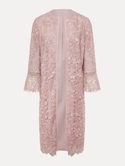 Phase Eight Pink Isabella Lace Coat - Image 6 of 6