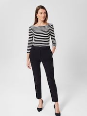 Hobbs Navy Blue Petite Petite Mia Trousers - Image 1 of 4