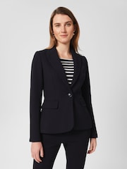 Hobbs Blue Petite Petite Mia Jacket - Image 3 of 4