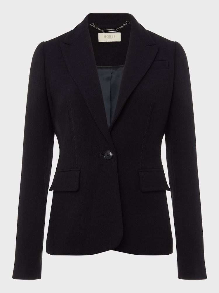 Hobbs Blue Petite Petite Mia Jacket - Image 4 of 4