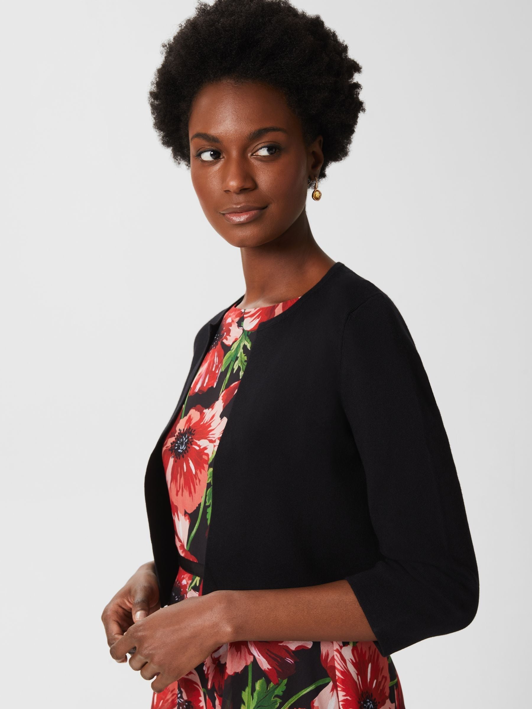 Buy Hobbs Black Ella Cardigan from the Next UK online shop