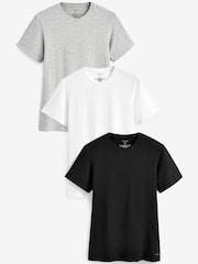 Ted Baker Grey Crew Neck T-Shirts 3 Pack - Image 1 of 9