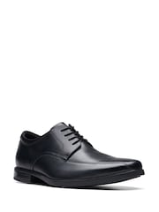 črna - standarden Fit (G) - Usnjeni čevlji Clarks Howard Walk - Slika 3 iz 6