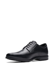 črna - standarden Fit (G) - Usnjeni čevlji Clarks Howard Walk - Slika 5 iz 6