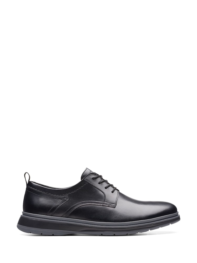 Clarks Black Clarks Leather Chantry Lo Shoes - Image 1 of 7