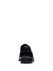Clarks Black Leather Craft Clifton Go High Shine Oxford Shoes - Image 5 of 6