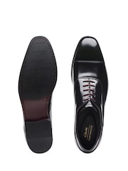 Clarks Black Leather Craft Clifton Go High Shine Oxford Shoes - Image 6 of 6