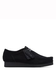 Schwarz - Clarks Wallabee Evo Schuhe aus Veloursleder - Bild 1 von 7