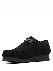 Schwarz - Clarks Wallabee Evo Schuhe aus Veloursleder - Bild 4 von 7