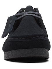 Schwarz - Clarks Wallabee Evo Schuhe aus Veloursleder - Bild 5 von 7