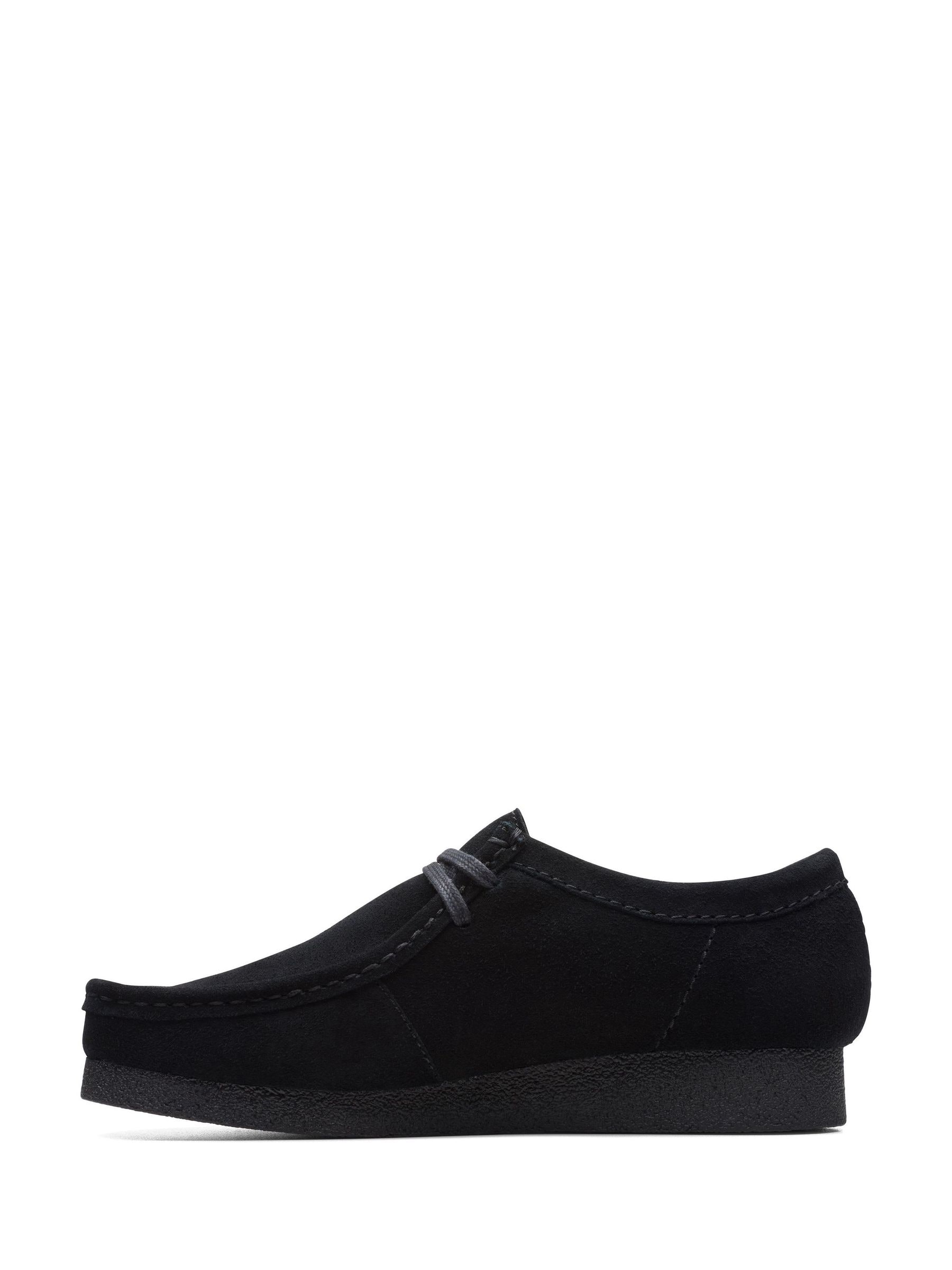 Clarks - Wallabee GTX （Black Suede） Buy Clarks Black Suede Wallabee EVO Shoes from Next Germany