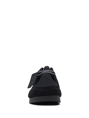 Clarks Black Suede Wallabee EVO Shoes - Image 8 of 10