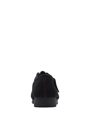 Clarks Black Suede Wallabee EVO Shoes - Image 9 of 10