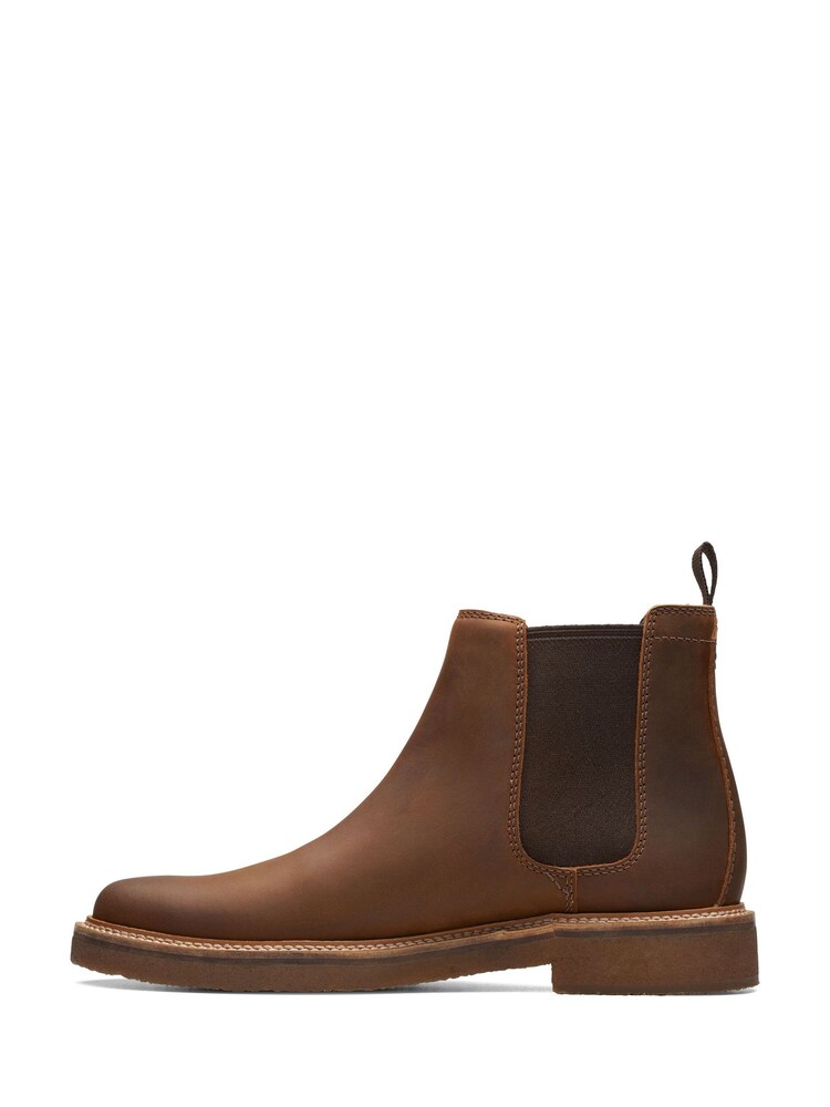 Clarks Brown Clarks Beeswax Leather Clarkdale Easy Boots - Image 2 of 7