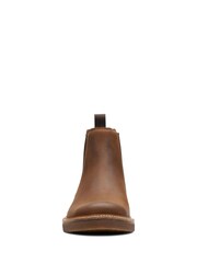 Clarks Brown Clarks Beeswax Leather Clarkdale Easy Boots - Image 5 of 7