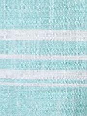 Benetton Blue Striped Short Sleeve Shirt - Image 3 of 3