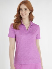 Calvin Klein Golf Purple Crackle Polo Shirt - Image 1 of 9