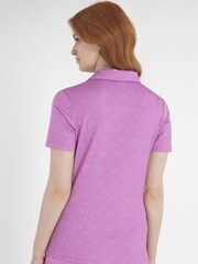 Calvin Klein Golf Purple Crackle Polo Shirt - Image 2 of 9