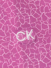 Calvin Klein Golf Purple Crackle Polo Shirt - Image 8 of 9