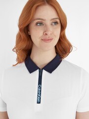 Calvin Klein Golf Raquette White Polo Shirt - Image 4 of 8